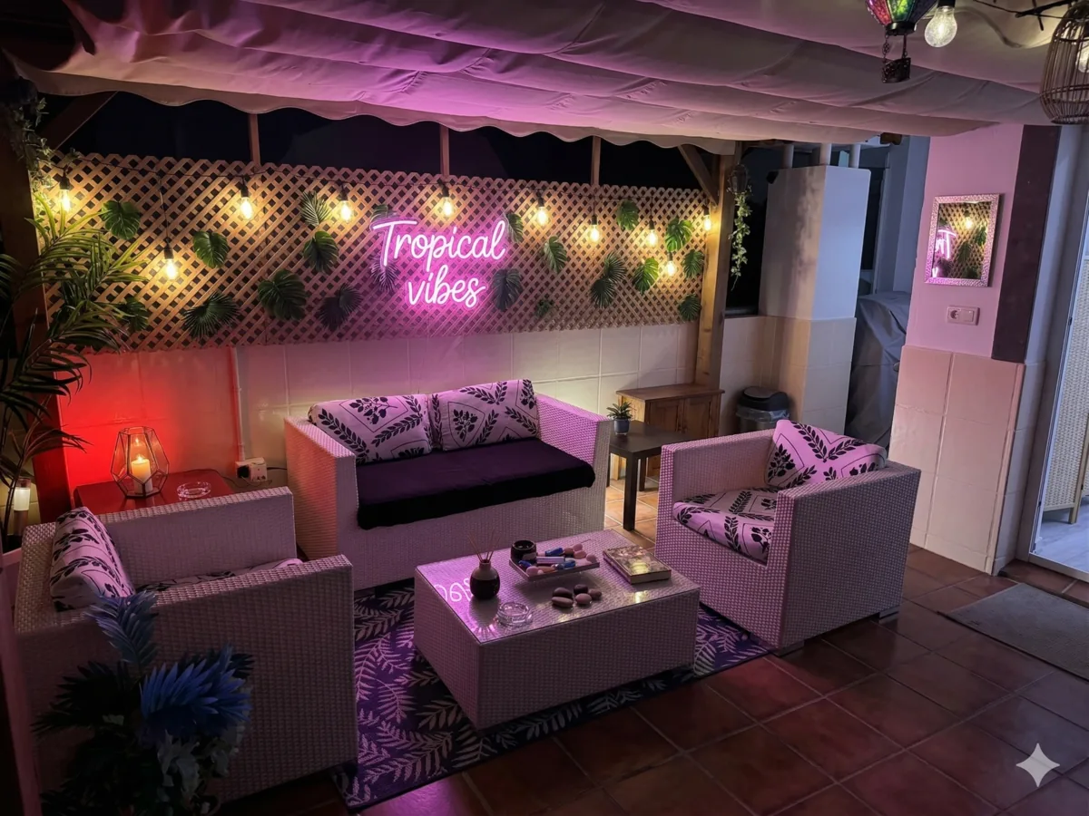 Terrace lounge area — Basement Apartments, Maspalomas